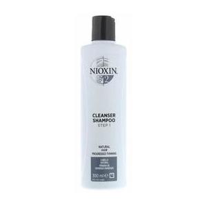 Progresszív hajhullás elleni sampon drámaian ritkuló természetes hajra - Nioxin System 2 Cleanser Shampoo, 300 ml kép