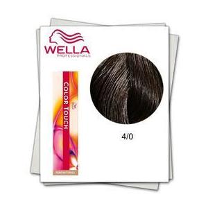 Demipermanens hajfesték - Wella Professionals Color Touch árnyalat 4/0 Középbarna kép