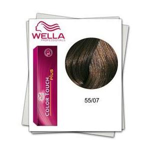 Demipermanens Hajfesték - Wella Professionals Color Touch Plus árnyalat 55/07 Intenzív világos barna kép