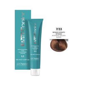 Tartós Hajfesték - Oyster Cosmetics Perlacolor Professional Hair Coloring Cream árnyalata 7/33 Biondo Dorato Intenso kép