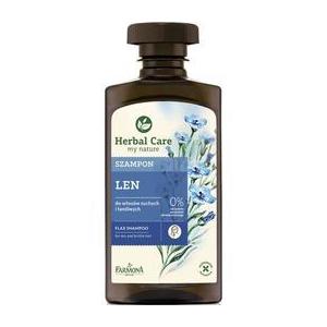 Sampon Len Kivonattal Száraz és Törékeny Hajra - Farmona Herbal Care Flax Shampoo for Dry and Brittle Hair, 330ml kép