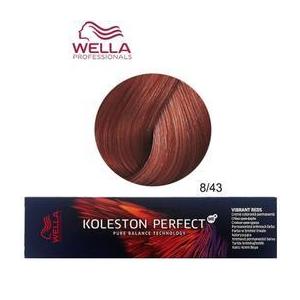 Permanens krém-hajfesték - Wella Professionals Koleston Perfect ME+ Vibrant Reds, árnyalat 8/43 Aranyló Vörös Világosszőke kép