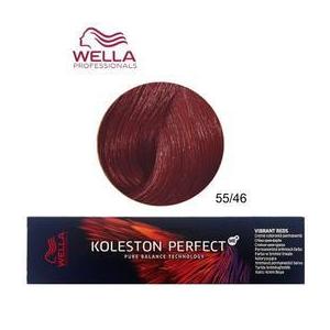 Permanens krém-hajfesték - Wella Professionals Koleston Perfect ME+ Vibrant Reds, árnyalat 55/46 Lilás Vörös Intenzív Világosbarna kép