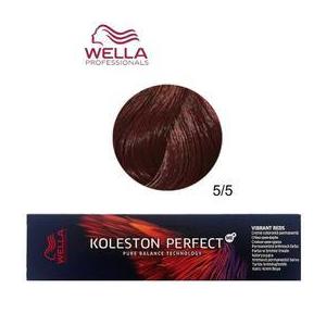Permanens krém-hajfesték - Wella Professionals Koleston Perfect ME+ Vibrant Reds, árnyyalat 5/5 Mahagóni Világosbarna kép