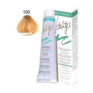 Tartós Hajszínező Krém - Vitality's Linea Capillare Dye Cream, árnyalat 100 Natural Ultrablond, 100ml kép