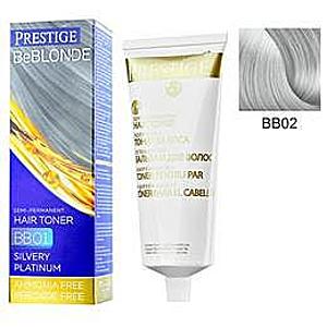 Féltartós Hajfesték Rosa Impex Prestige VIP's BeBlonde Hair Toner, árnyalat BB02 Silver Effect, 100ml kép