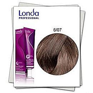 Tartós hajfesték - Londa Professional árnyalat 6/07 Árnyék sötét szőke természetes barna kép