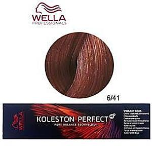 Permanens krém-hajfesték - Wella Professionals Koleston Perfect ME+ Vibrant Reds, árnyalat 6/41 Hamvas Vörös Sötétszőke kép