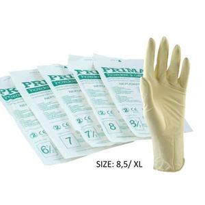 Sebészeti Latex Kesztyűk, sterilek, nem púderesek, Méret XL - Prima Sterile Latex Surgical Powder Free Gloves 8, 5, 2 db. kép