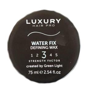 Hajmeghatározó Viasz - Water Fix Defining Wax Luxury Hair Pro, Fixálási faktor: 3, Green Light, 75 ml kép