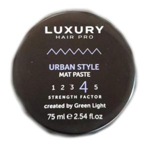 Matt Hajpaszta - Urban Style Mat Paste Luxury Hair Pro, Fixációs faktor: 4, Green Light, 75 ml kép