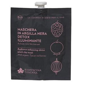 Méregtelenítő Arcmaszk Fekete Agyaggal – Illuminate, Biofficina Toscana, 30 ml kép