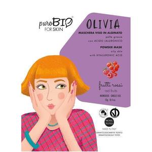 Peel-Off Arcmaszk Piros Gyümölcsökkel Zsíros Bőrre Olivia PuroBio Cosmetics, 13g kép