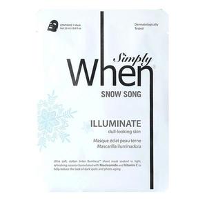 Bőrvilágosító Arcmaszk C Vitaminnal Snow Song Simply When, 23 ml kép