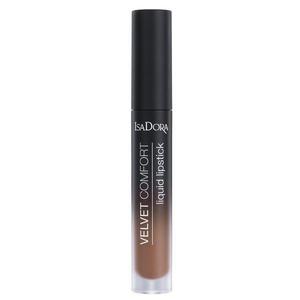 Folyékony Ajakrúzs - Velvet Comfort Liquid Lipstick Isadora 4 ml, árnyalata 68 Cool Brown kép