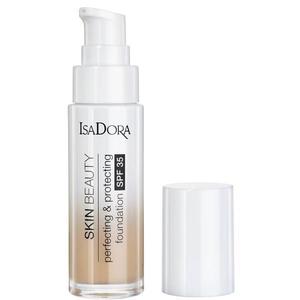Bőrt Óvó Alapozó - Skin Beauty Perfecting & Protecting Foundation SPF 35 Isodora 30 ml, árnyalat 04 Sand kép