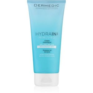 Dermedic Hydrain3 Hialuro krémes tisztító gél a dehidratált száraz bőrre 200 ml kép