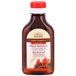 Green Pharmacy Hair Care Red Peppers hajnövekedést serkentő bojtorján olaj 100 ml kép