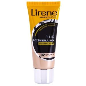 Lirene Vitamin C bőrvilágosító make-up fluid a hosszan tartó hatásért árnyalat 02 Natural 30 ml kép