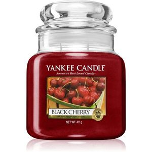Yankee Candle Black Cherry illatgyertya 411 g kép