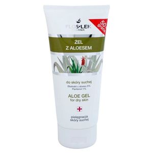 FlosLek Pharma Dry Skin Aloe Vera regeneráló zselé az arcra és dekoltázsra 200 ml kép