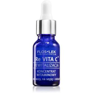 FlosLek Laboratorium Re Vita C 40+ vitaminos koncentrátum a szem, nyak és dekoltázs területére 15 ml kép