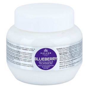 Kallos Blueberry revitalizáló maszk száraz, sérült, vegyileg kezelt hajra 275 ml kép