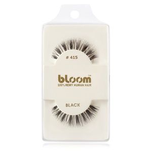 Bloom Natural ragasztható műszempilla természetes hajból No. 415 (Black) 1 cm kép