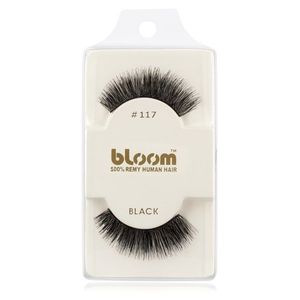 Bloom Natural ragasztható műszempilla természetes hajból No. 117 (Black) 1 cm kép