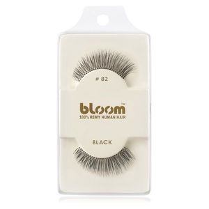 Bloom Natural ragasztható műszempilla természetes hajból No. 82 (Black) 1 cm kép