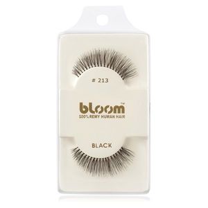Bloom Natural ragasztható műszempilla természetes hajból No. 213 (Black) 1 cm kép