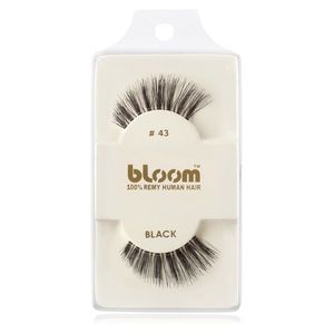 Bloom Natural ragasztható műszempilla természetes hajból No. 43 (Black) 1 cm kép