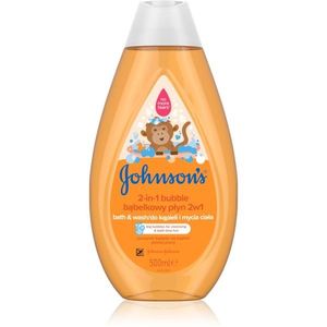 Johnson's® Wash and Bath buborékos fürdő és tisztító gél 2 az 1-ben 500 ml kép