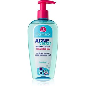 Dermacol Acne Clear sminklemosó tisztító gél a problémás bőrre 200 ml kép