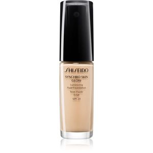 Shiseido Synchro Skin Glow Luminizing Fluid Foundation élénkítő make-up SPF 20 árnyalat Golden 2 30 ml kép