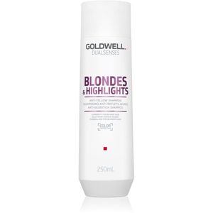 Goldwell Dualsenses Blondes & Highlights sampon szőke hajra semlegesíti a sárgás tónusokat 250 ml kép