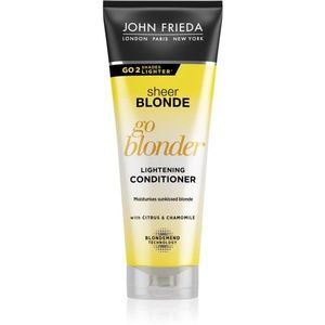 John Frieda Sheer Blonde Go Blonder világosító kondicionáló szőke hajra 250 ml kép