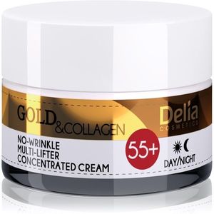 Delia Cosmetics Gold & Collagen 55+ ránctalanító krém lifting hatással 50 ml kép