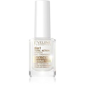 Eveline Cosmetics Nail Therapy Professional körömkondicionáló 8 in 1 csillámporral 12 ml kép