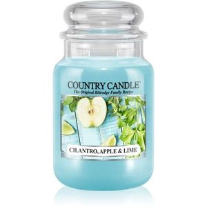 Country Candle Cilantro, Apple & Lime illatgyertya 652 g kép