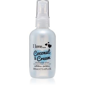 I love... Coconut & Cream frissítő test spray 100 ml kép