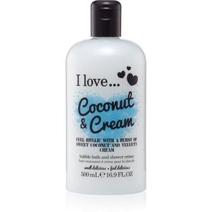 I love... Coconut & Cream tusoló és fürdő géles olaj 500 ml kép