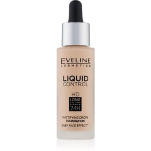 Eveline Cosmetics Liquid Control folyékony make-up pipettával árnyalat 040 Warm Beige 32 ml kép