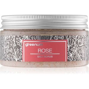 Greenum Salt Scrub só peeling testre illattal Rose 320 g kép