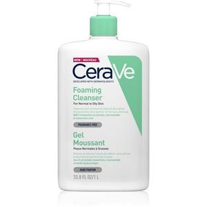 CeraVe Cleansers tisztító habzó gél normál és zsíros bőrre 1000 ml kép
