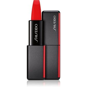 Shiseido ModernMatte Powder Lipstick matt púderes ajakrúzs árnyalat 510 Night Life (Orange Red) 4 g kép