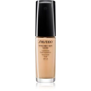 Shiseido Synchro Skin Glow Luminizing Fluid Foundation élénkítő make-up SPF 20 árnyalat Golden 4 30 ml kép