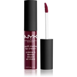 NYX Professional Makeup Soft Matte Lip Cream matt folyékony állagú ajakrúzs árnyalat 20 Copenhagen 8 ml kép