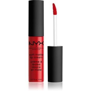 NYX Professional Makeup Soft Matte Lip Cream matt folyékony állagú ajakrúzs árnyalat 01 Amsterdam 8 ml kép