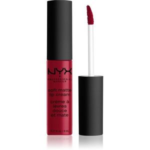 NYX Professional Makeup Soft Matte Lip Cream matt folyékony állagú ajakrúzs árnyalat 10 Monte Carlo 8 ml kép